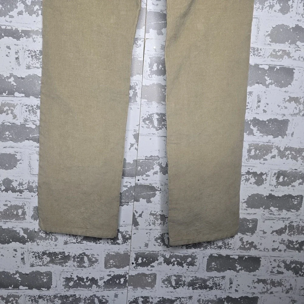 Patagonia Corduroy Pants Womens 29 Khaki Tan Straight Leg Organic Cotton Stretch
